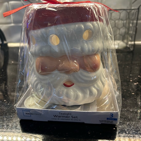 Tea-light Santa Warmer Set - Picture 2 of 2